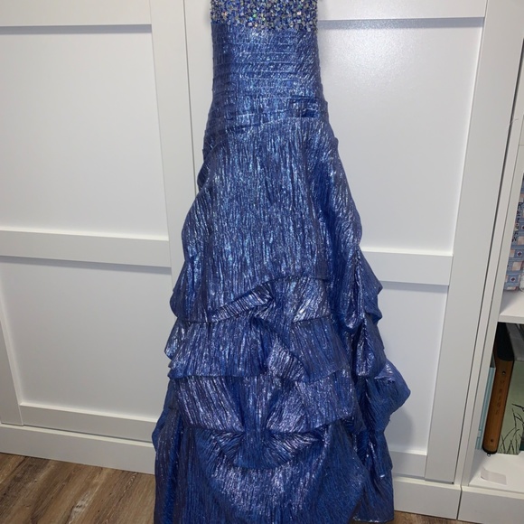 Blue Grad/Prom Dress - Picture 4 of 6